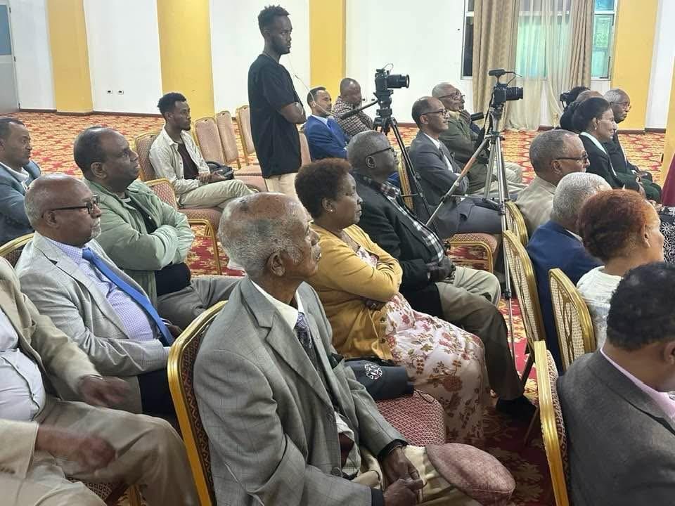 Participants seated together during a fellowship gathering.
